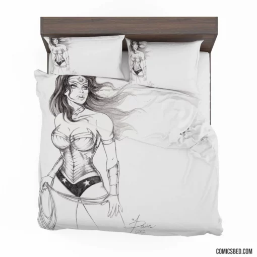 Wonder Woman DC Fierce Warrior Comic Bedding Set 1