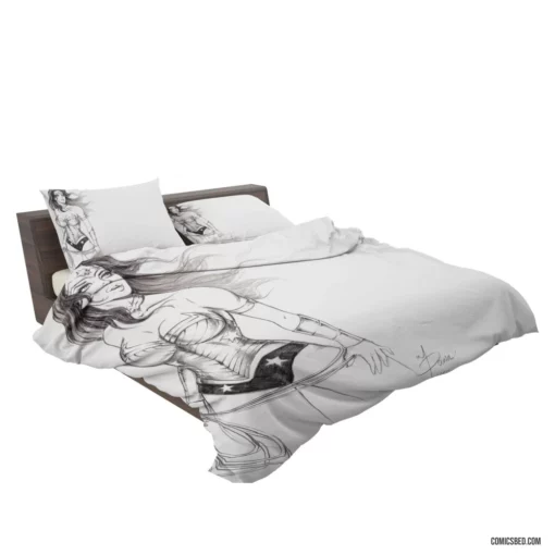 Wonder Woman DC Fierce Warrior Comic Bedding Set 2