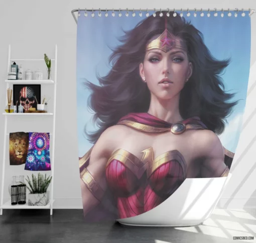 Wonder Woman DC Iconic Hope Comic Shower Curtain