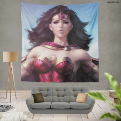 Wonder Woman DC Iconic Hope Comic Wall Tapestry