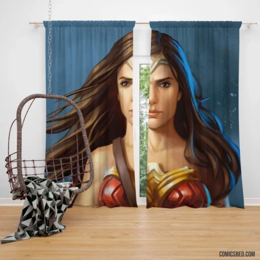 Wonder Woman DC Iconic Icon Comic Curtain