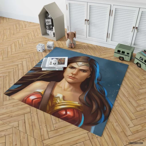 Wonder Woman DC Iconic Icon Comic Rug 1