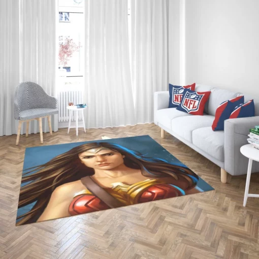 Wonder Woman DC Iconic Icon Comic Rug 2