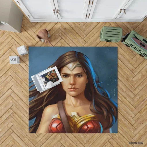 Wonder Woman DC Iconic Icon Comic Rug