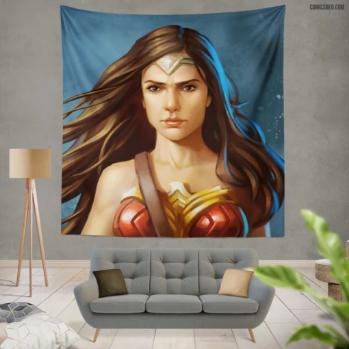 Wonder Woman DC Iconic Icon Comic Wall Tapestry