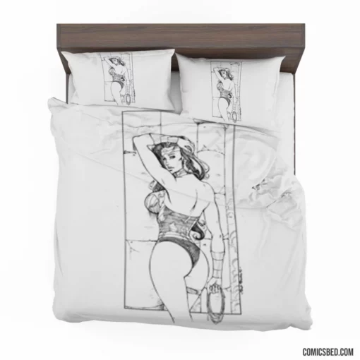 Wonder Woman DC Legendary Amazon Comic Bedding Set 1