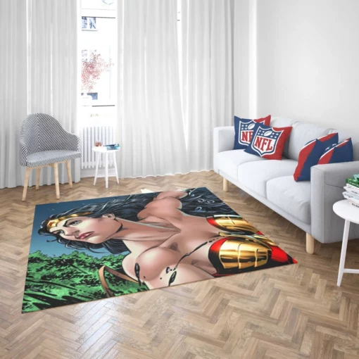 Wonder Woman DC Mighty Hero Comic Rug 2