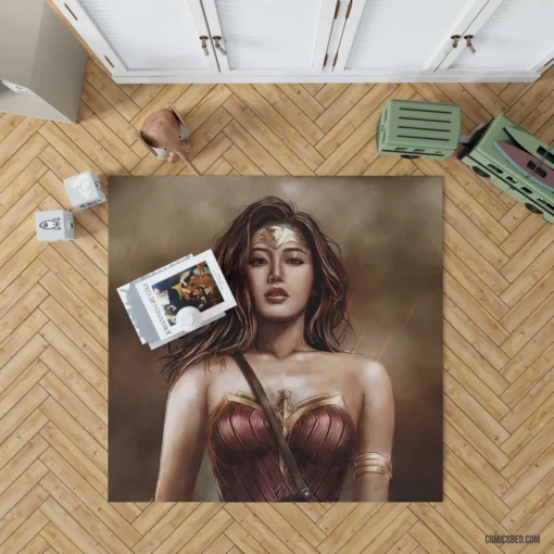 Wonder Woman DC Strength Unveiled Comic Rug