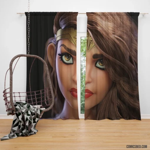 Wonder Woman DC Striking Amazon Comic Curtain