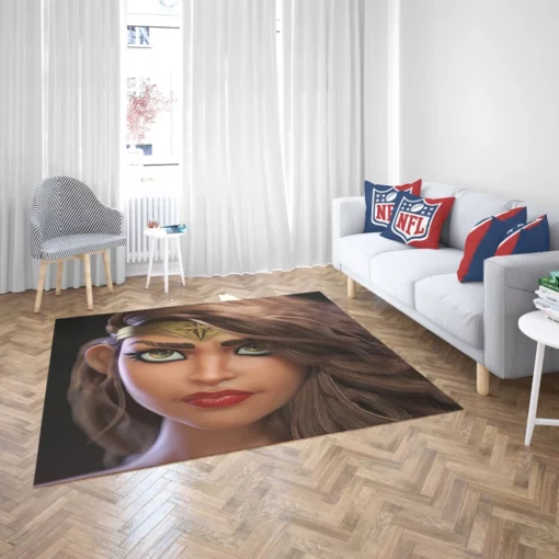 Wonder Woman DC Striking Amazon Comic Rug 2