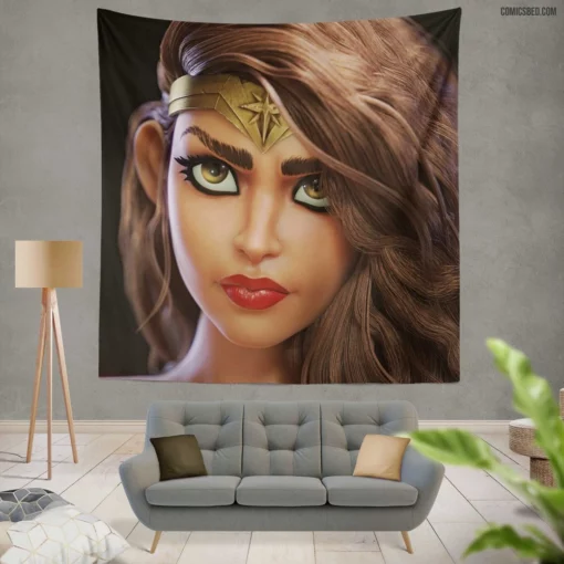 Wonder Woman DC Striking Amazon Comic Wall Tapestry