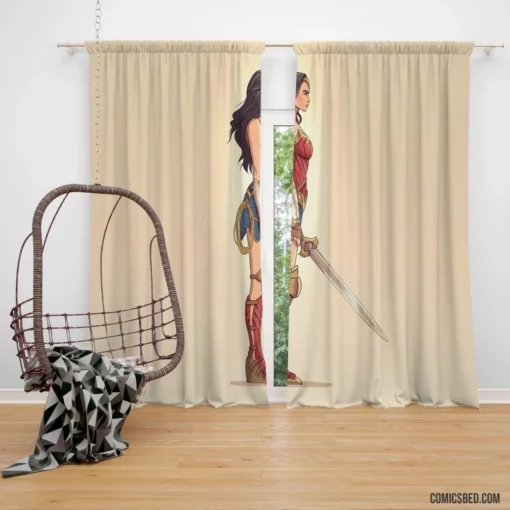 Wonder Woman DC Symbol of Hope Comic Curtain