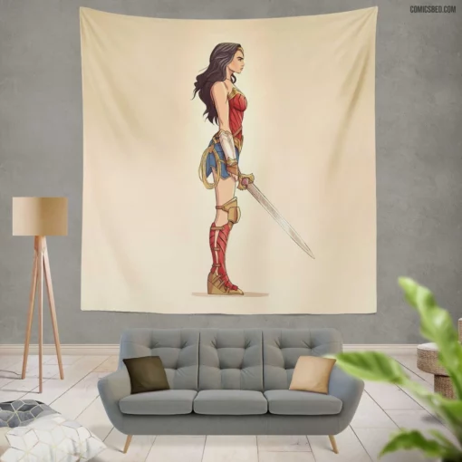 Wonder Woman DC Symbol of Hope Comic Wall Tapestry