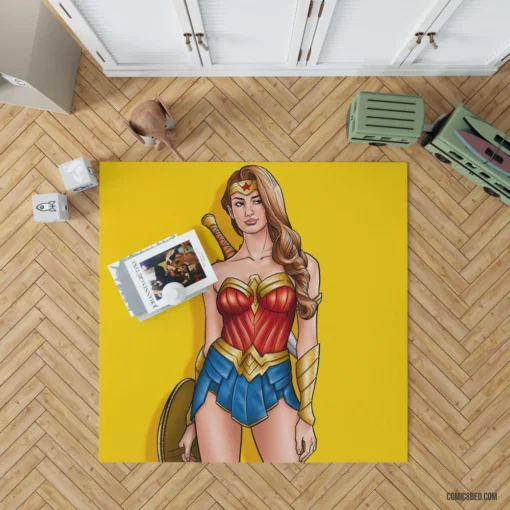 Wonder Woman DC Timeless Heroine Comic Rug