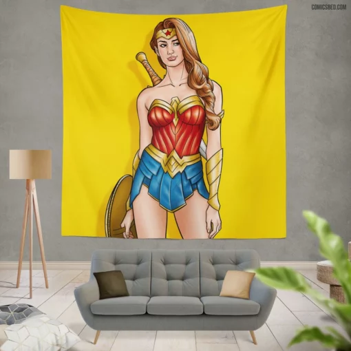 Wonder Woman DC Timeless Heroine Comic Wall Tapestry