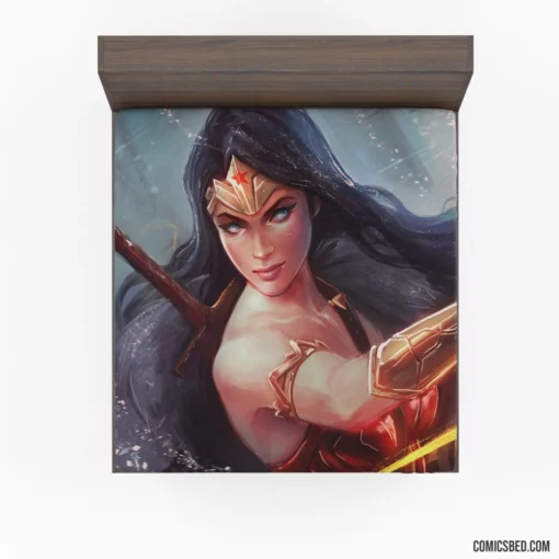 Wonder Woman DC Warrior Icon Comic Fitted Sheet 1