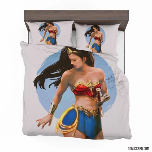 Wonder Woman Diana Prince Amazon Icon Comic Bedding Set 1