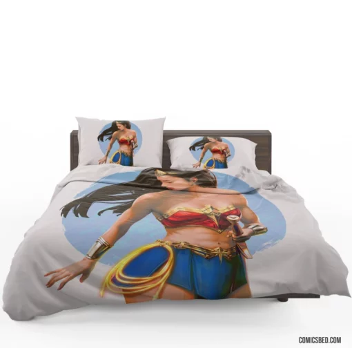 Wonder Woman Diana Prince Amazon Icon Comic Bedding Set