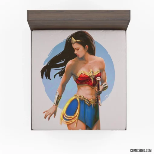 Wonder Woman Diana Prince Amazon Icon Comic Fitted Sheet 1