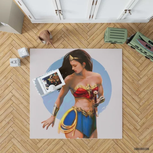 Wonder Woman Diana Prince Amazon Icon Comic Rug