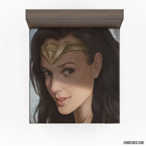 Wonder Woman Face DC Icon Comic Fitted Sheet 1