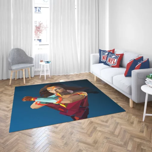 Wonder Woman Facets Multifaceted Hero Comic Rug 2