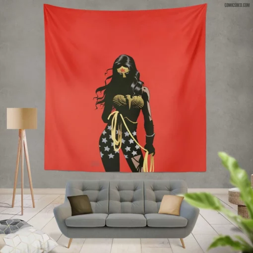 Wonder Woman Heroic Force Comic Wall Tapestry