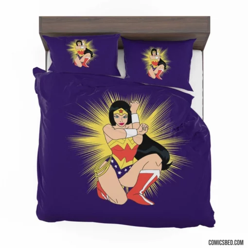 Wonder Woman Justice Fearless Champion Comic Bedding Set 1