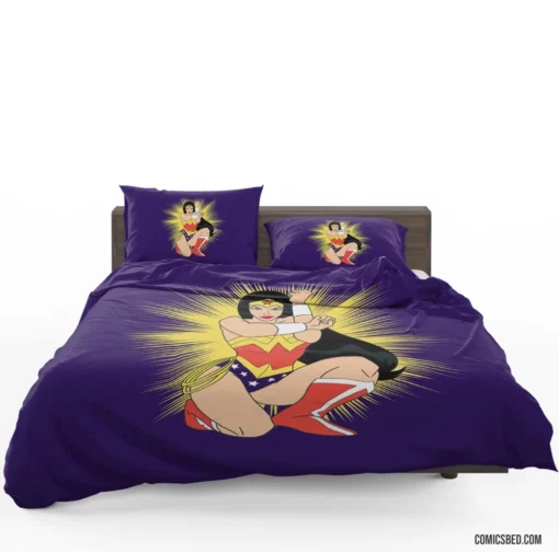 Wonder Woman Justice Fearless Champion Comic Bedding Set