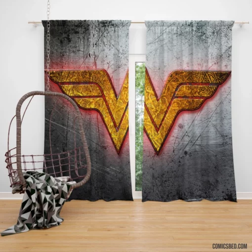 Wonder Woman Legendary Amazon Adventures Comic Curtain