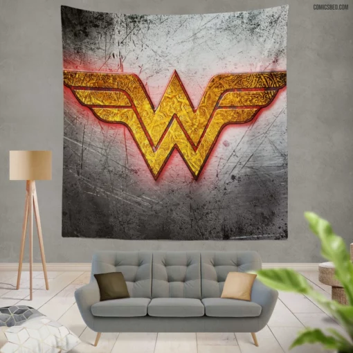 Wonder Woman Legendary Amazon Adventures Comic Wall Tapestry