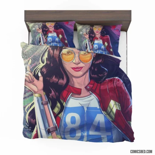 Wonder Woman Lipstick DC Heroine Comic Bedding Set 1