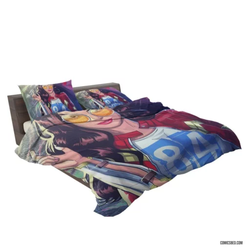 Wonder Woman Lipstick DC Heroine Comic Bedding Set 2