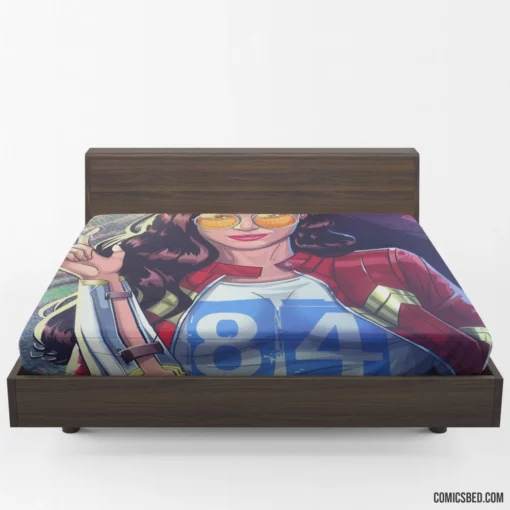 Wonder Woman Lipstick DC Heroine Comic Fitted Sheet