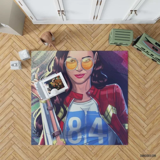 Wonder Woman Lipstick DC Heroine Comic Rug