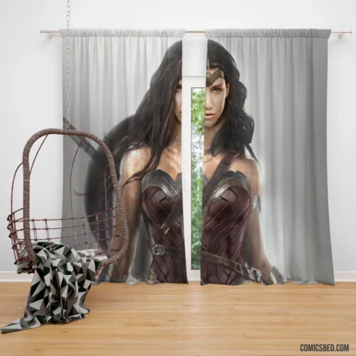 Wonder Woman Woman Warrior DC Amazon Comic Curtain