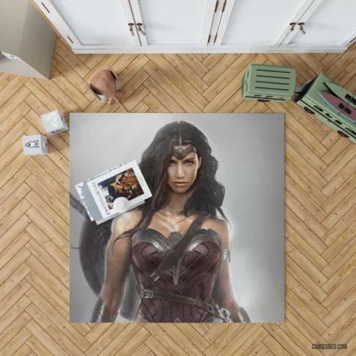 Wonder Woman Woman Warrior DC Amazon Comic Rug