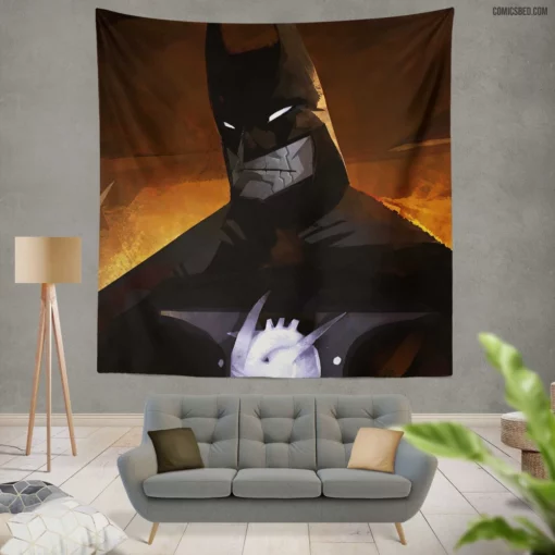 World Finest Batman and Superman Comic Wall Tapestry