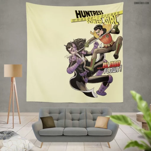 World Finest Dynamic Duo Feats Comic Wall Tapestry