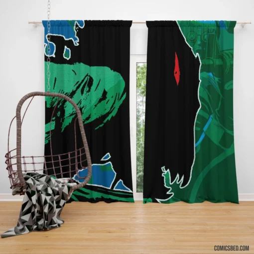 World War X Epic Battle Comic Curtain