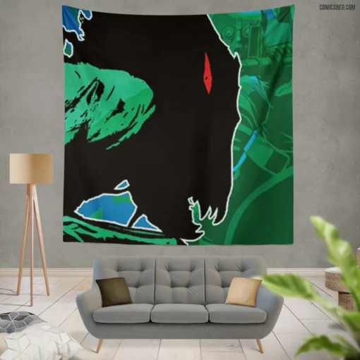 World War X Epic Battle Comic Wall Tapestry