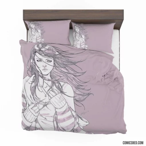 X-23 Adamantium Hunt Comic Bedding Set 1