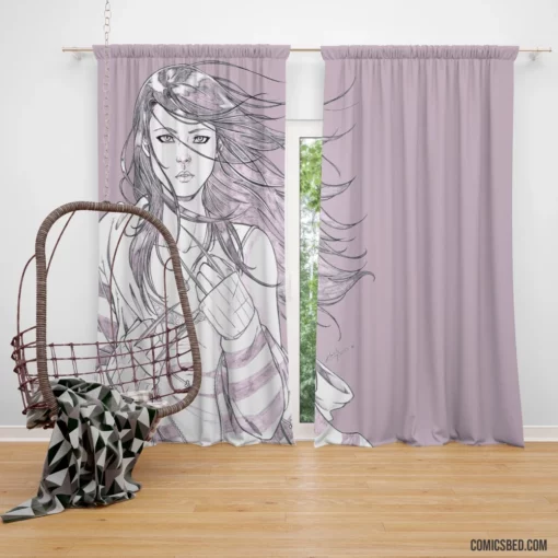 X-23 Adamantium Hunt Comic Curtain