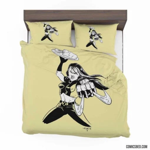 X-23 Feral Fighter Comic Bedding Set 1