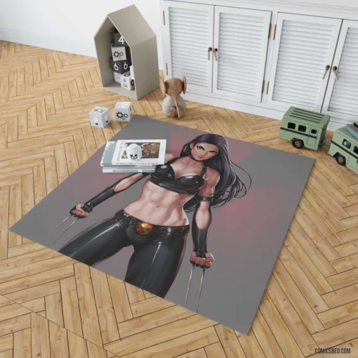 X-23 Marvel Cloned Mutant Comic Rug 1