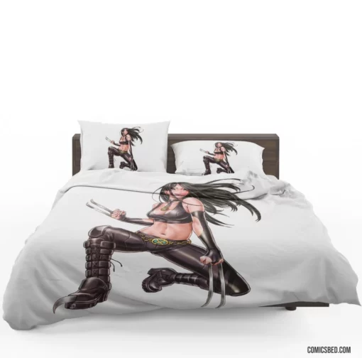 X-23 Marvel Ferocious Mutant Avenger Comic Bedding Set