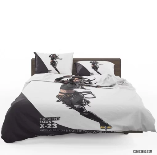 X-23 Marvel Ferocious Mutant Crusader Comic Bedding Set