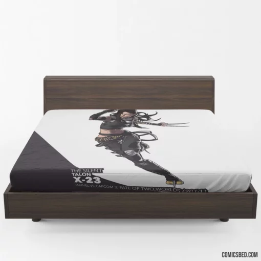 X-23 Marvel Ferocious Mutant Crusader Comic Fitted Sheet