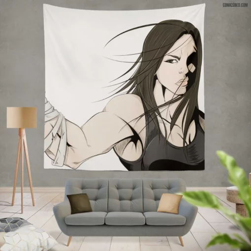 X-23 Mutant Chronicles Comic Wall Tapestry