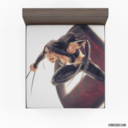 X-23 Mutant Warrior Comic Fitted Sheet 1